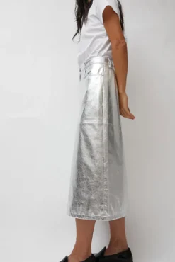 No.6 Store Aimee Skirt in Silver