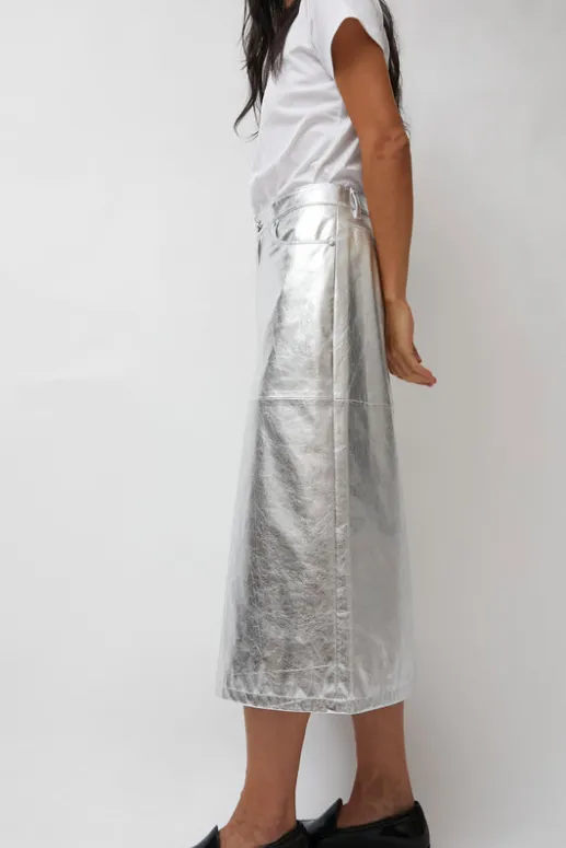 No.6 Store Aimee Skirt in Silver