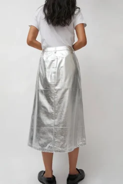 No.6 Store Aimee Skirt in Silver