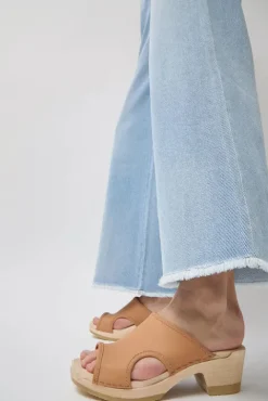 No.6 Store Alexis Clog on Mid Heel in Desert