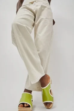 No.6 Store Alexis Clog on Mid Heel in Apple Patent