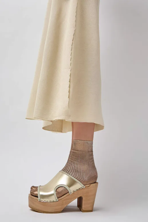 No.6 Store Alexis Clog on Platform in Gold