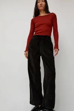 No.6 Store Altru Pants in Black Corduroy