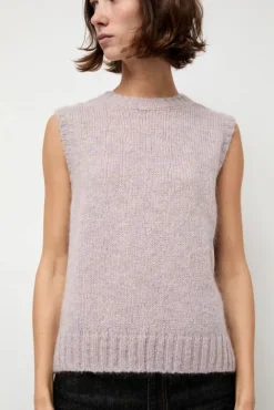No.6 Store Ash Vest in Glycine