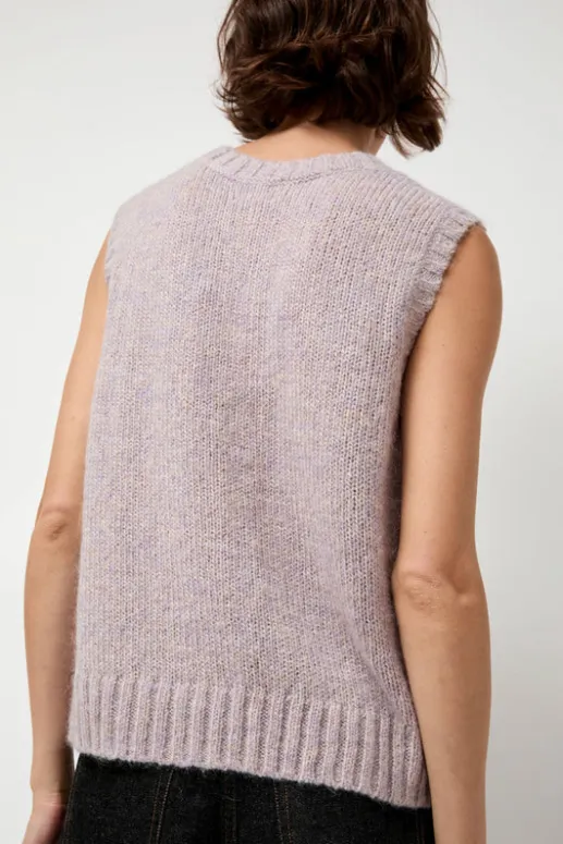 No.6 Store Ash Vest in Glycine