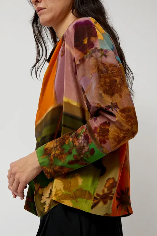 No.6 Store Asymmetric Top in Print G