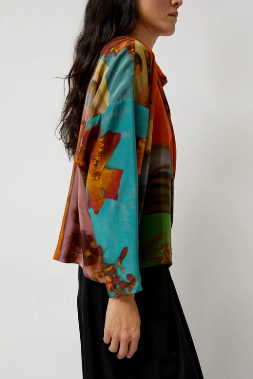 No.6 Store Asymmetric Top in Print G