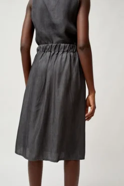 No.6 Store Basic Skirt in Black Tencel