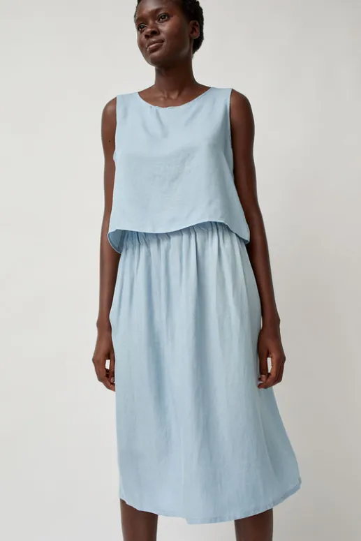 No.6 Store Basic Tank in Light Blue Tencel