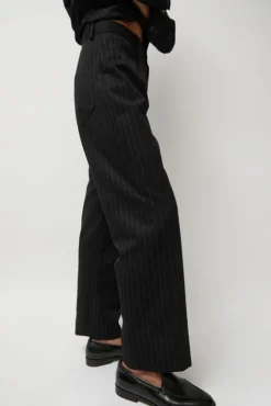 No.6 Store Baxter Pant in Midnight Stripe