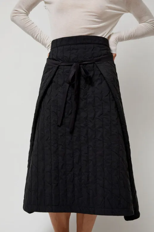 No.6 Store Bind Skirt in Black