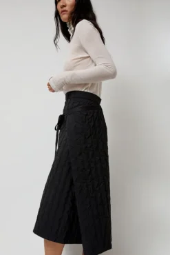 No.6 Store Bind Skirt in Black