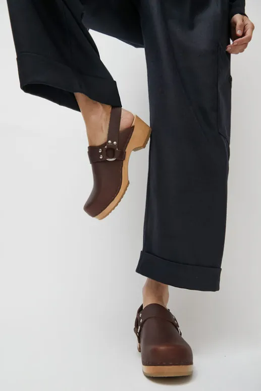 No.6 Store Brando Clog on Vintage Base in Molasses
