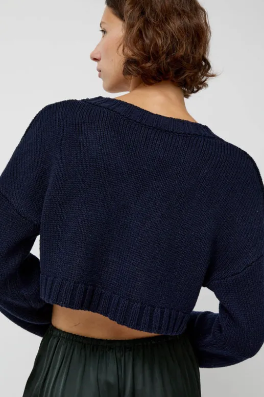 No.6 Store Bruna Cardigan in Navy