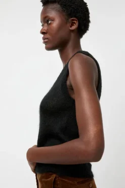 No.6 Store Carol U-Neck Vest in Black