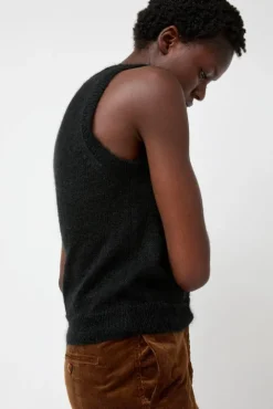 No.6 Store Carol U-Neck Vest in Black