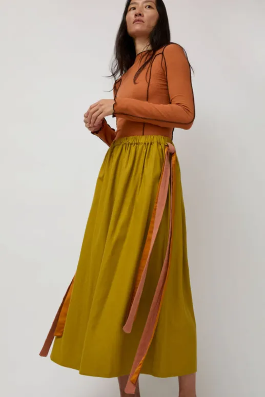 No.6 Store Cena Skirt in Sophos Green
