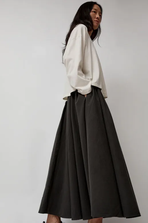 No.6 Store Circle Skirt in Dark Grey