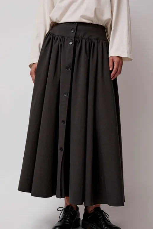 No.6 Store Circle Skirt in Dark Grey