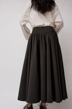 No.6 Store Circle Skirt in Dark Grey