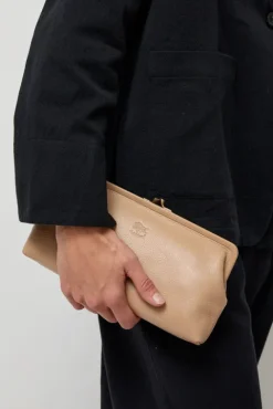 No.6 Store Classic Clutch in Caffe Latte