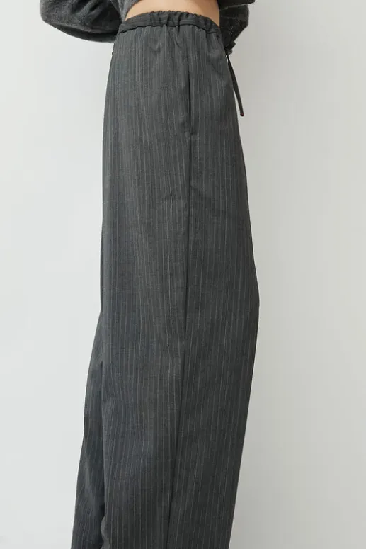 No.6 Store Classic Striped Pants in Grey