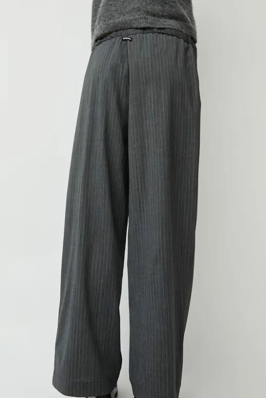 No.6 Store Classic Striped Pants in Grey