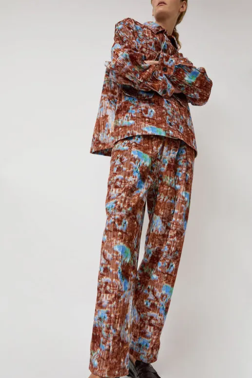 No.6 Store Claus Pants in Brown Hay Field