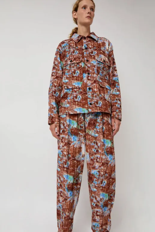No.6 Store Claus Pants in Brown Hay Field