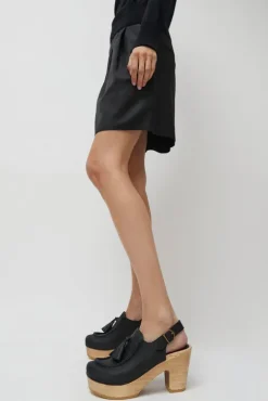 No.6 Store Coco Clog on Platform in Black