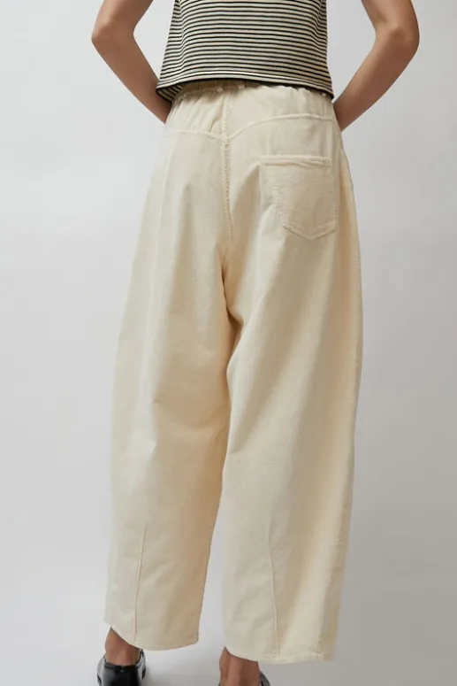 No.6 Store Corduroy Baggy Pants in Butter
