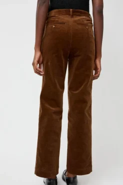 No.6 Store Corduroy Straight Pants in Brown