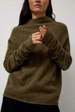 No.6 Store Daily Sweater in Forest Green