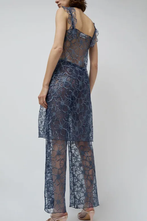 No.6 Store Daphne Pants in Navy Peony