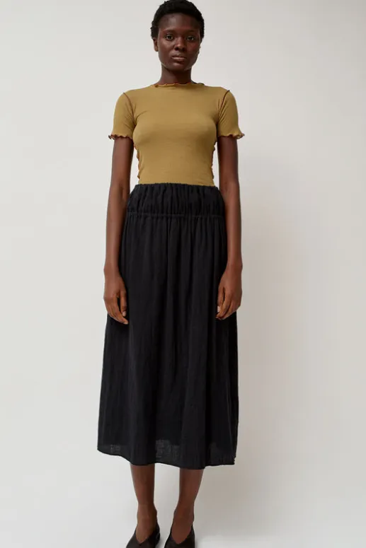 No.6 Store Diph Skirt in Black