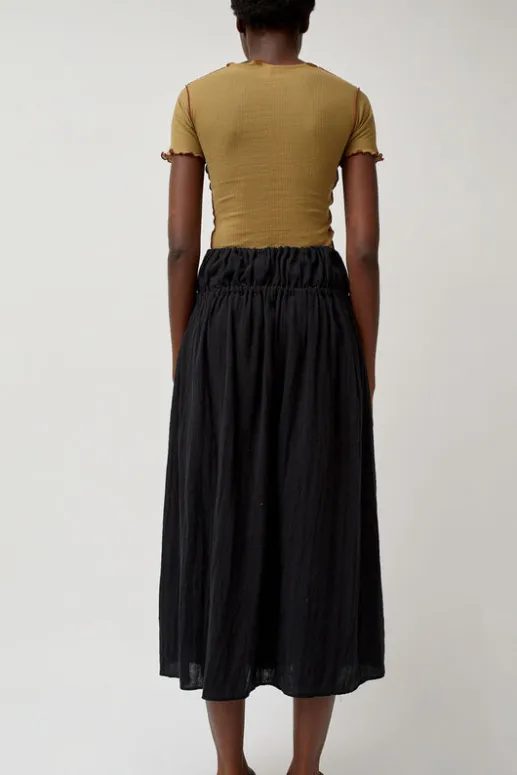 No.6 Store Diph Skirt in Black