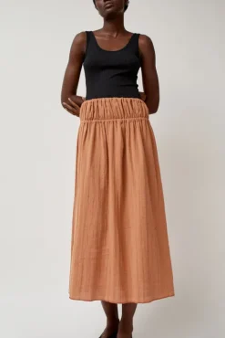 No.6 Store Diph Skirt in Brick