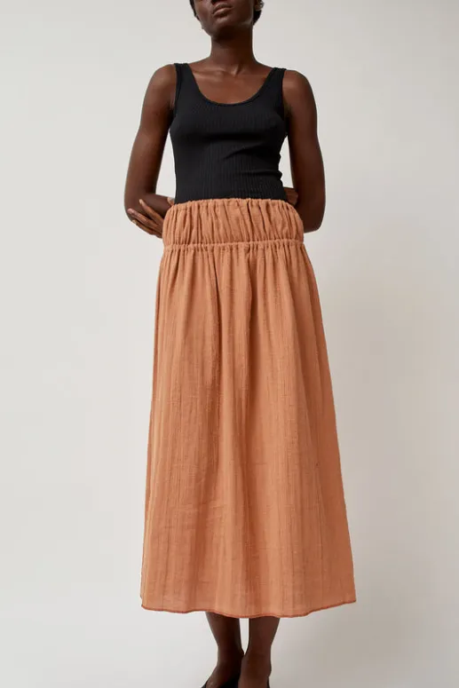 No.6 Store Diph Skirt in Brick