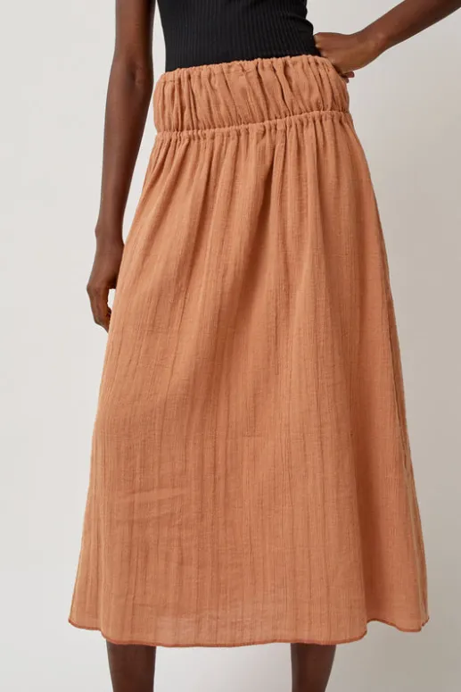 No.6 Store Diph Skirt in Brick