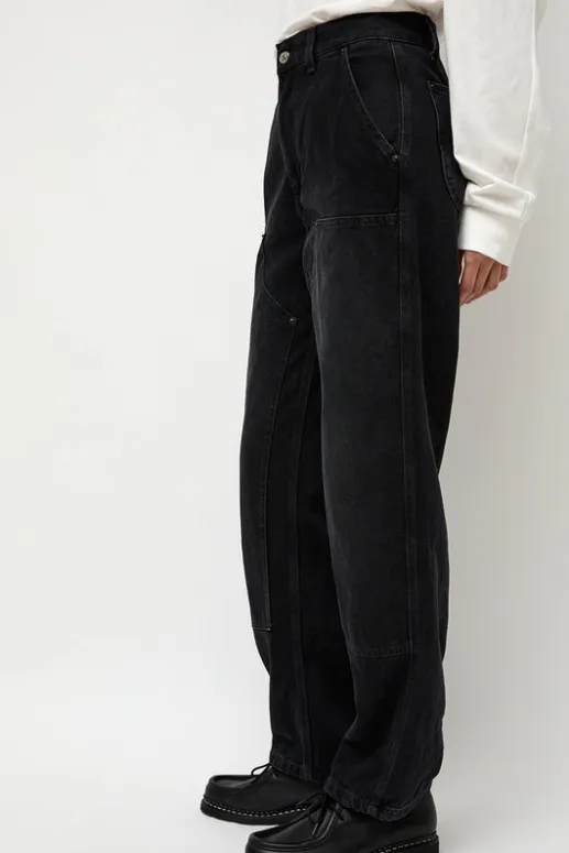 No.6 Store Double-Knee Jean in Spider Black
