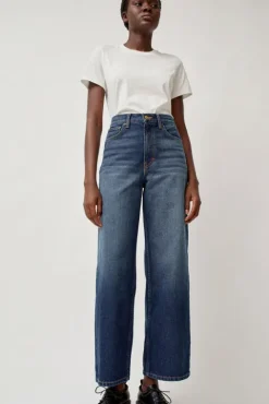 No.6 Store Elissa High Wide Jean in Cate Wash