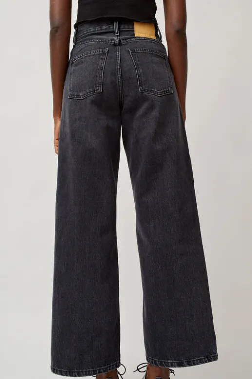 No.6 Store Elissa High Wide Jean in Stil Black