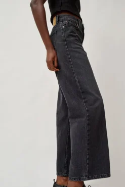 No.6 Store Elissa High Wide Jean in Stil Black