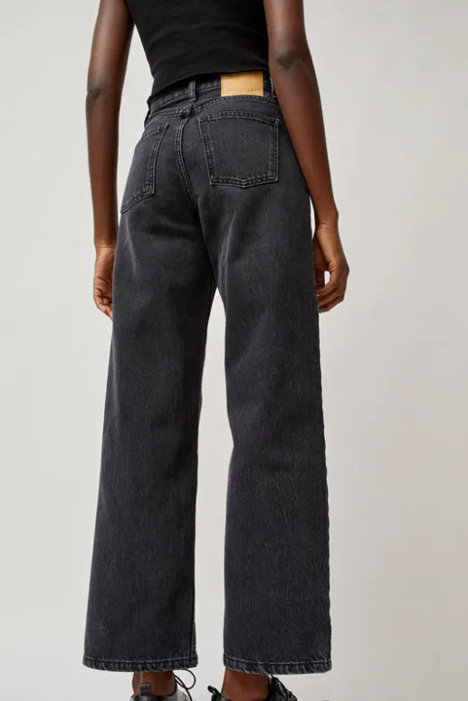 No.6 Store Elissa High Wide Jean in Stil Black