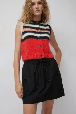 No.6 Store Embellished Mini Skirt in Black