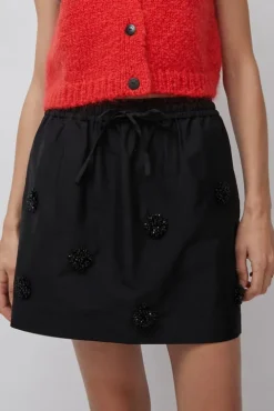 No.6 Store Embellished Mini Skirt in Black