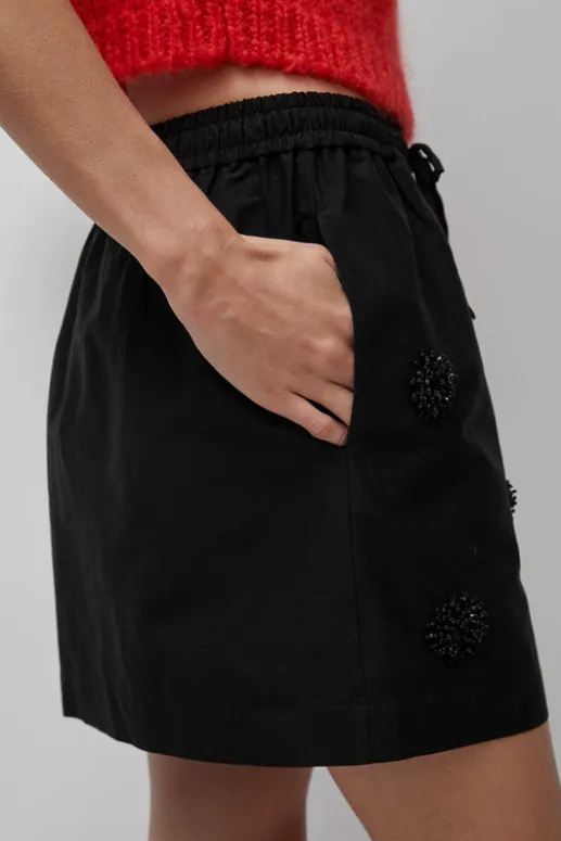 No.6 Store Embellished Mini Skirt in Black