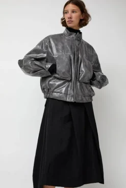No.6 Store Ep Bomber Jacket in Charcoal