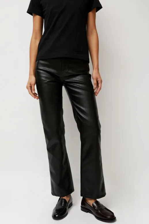 No.6 Store Erik Jean in Black Faux Leather