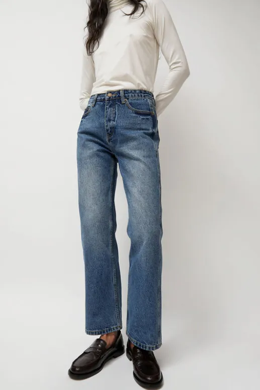 No.6 Store Erik Jean in Mid Blue